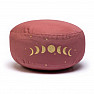 Old pink meditation pillow Moon phase