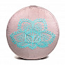 Lotus turquoise meditation pillow