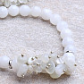 Moonstone luxury beaded bracelet with AA quality rhinestones