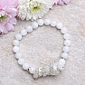 Moonstone luxury beaded bracelet with AA quality rhinestones