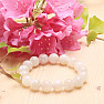 Moonstone white beaded bracelet 12 mm