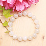 Moonstone white beaded bracelet 12 mm