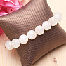 Moonstone white beaded bracelet 12 mm