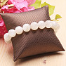 Moonstone white beaded bracelet 12 mm