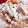 Moonstone multicolor beaded bracelet