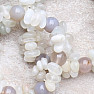 Moonstone luxury bracelet cut with beads