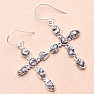 Campo del Cielo meteorite earrings silver Ag 925 LOT1