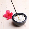 Incense stick holder bowl black