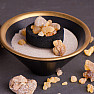 Black-gold ceramic bowl