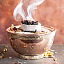 Copper bowl with chakra symbols