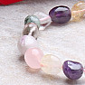 Mix gemstone bracelet made of ovals