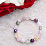 Mix gemstone bracelet made of ovals