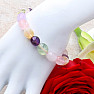 Mix gemstone bracelet made of ovals