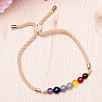 Chakra lanyard bracelet beige