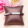 Red jasper and garnet beaded bracelet