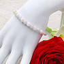 Morganite - beryl pink emerald bracelet extra AA quality cut beads