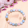 Morganite - beryl pink emerald bead bracelet extra 10 mm