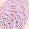 Morganite - beryl pink emerald bracelet extra AA quality cut beads variant pink