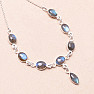 Labradorite necklace silver Ag 925 N1325