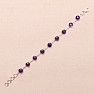 Amethyst bracelet silver Ag 925 N3292