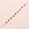 Amethyst bracelet silver Ag 925 N3633