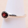 Garnet cut ring silver Ag 925 N4739