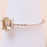 Citrine cut ring silver Ag 925 N4756