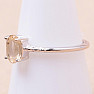 Citrine cut ring silver Ag 925 N4757