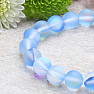 Tan Blue sky aura beaded bracelet