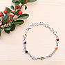 Chakra bracelet round Ag 925