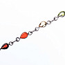 Chakra drop bracelet Ag 925