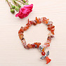 Carnelian children's bracelet with an angel