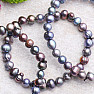 Bracelet titanium aura made of pearls in first-class A grade quality