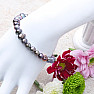 Bracelet titanium aura made of pearls in first-class A grade quality