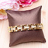 Bracelet Watch band style stainless steel gold color 23.5 cm