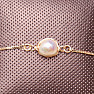 Keshi pearl bracelet drawstring