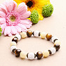 Tiger's eye, crystal, jade bracelet RB Design 84