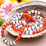 Carnelian and rock crystal bracelet RB Design 87