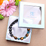 Tiger eye, apatite and lava men&#39;s bracelet RB Design 90