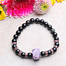 Charm with black obsidian bracelet RB Design 71