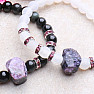 Charm with black obsidian bracelet RB Design 71