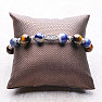 Tiger&#39;s eye and sodalite men&#39;s bracelet RB Design 72