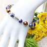 Tiger&#39;s eye and sodalite men&#39;s bracelet RB Design 72