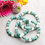 Cracked green agate and jade bracelet RB Design 73