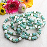 Cracked green agate and jade bracelet RB Design 73