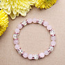 Pink velvet crystal bracelet RB Design 75