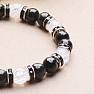 Black crystal bracelet RB Design 76