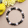 Black crystal bracelet RB Design 76