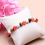 Tiger eye, carnelian and howlit bead bracelet RB Design 103