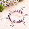 Jubilee designer bracelet made of amethyst and rose gold RB Design 100